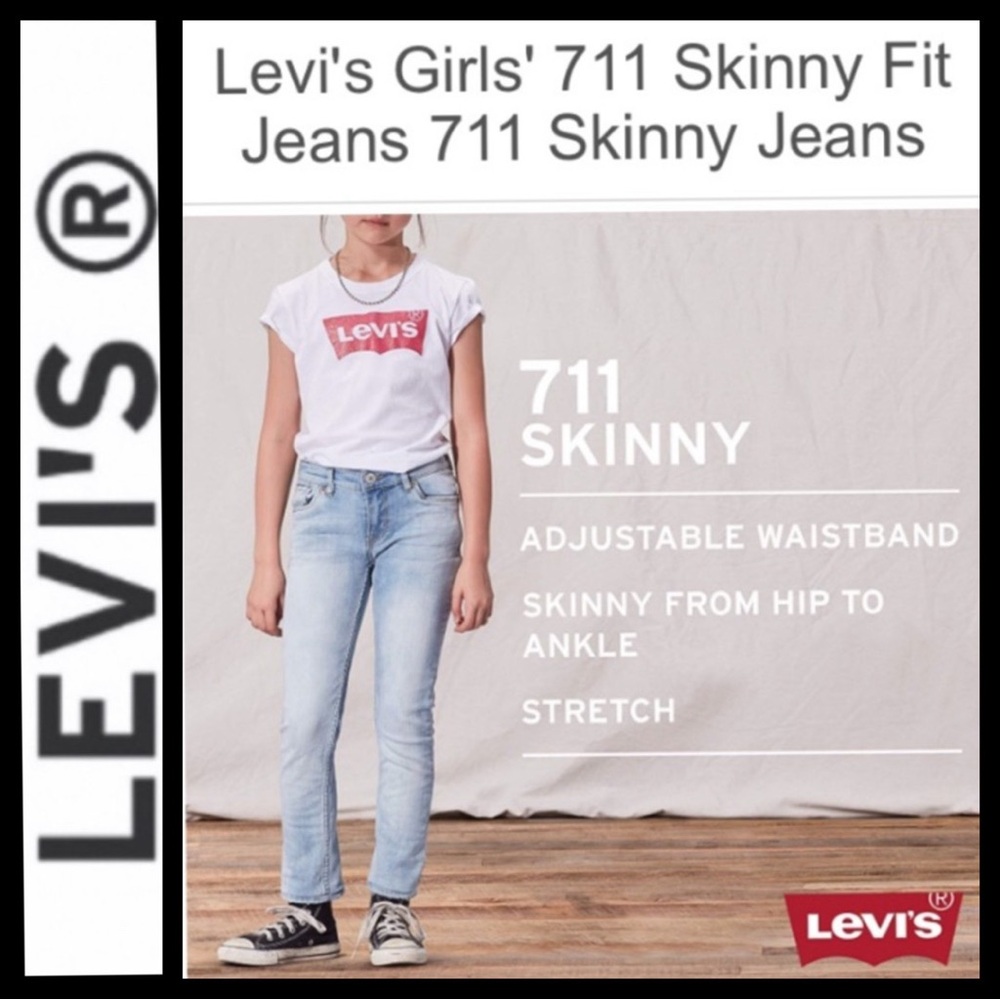 LEVI’S Girls’ 711 Skinny Jean